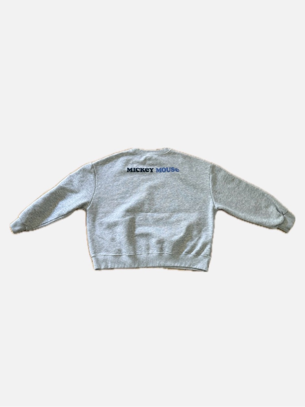Disney - Light Gray Crewneck Sweatshirt with Mickey Head - Picture 2 of 6